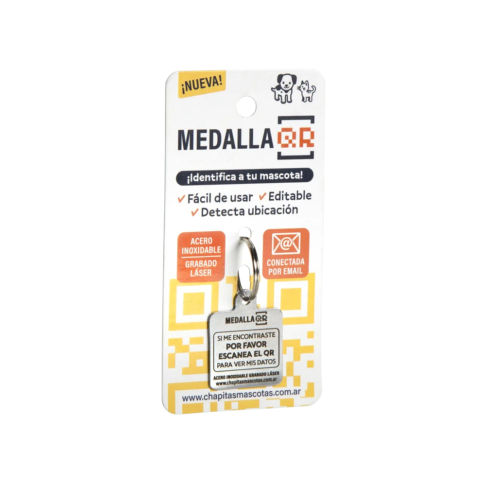 Medalla QR Pack Frente